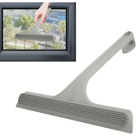 Lntyq Raclette de en Silicone, Raclette Tout Usage pour vitres de Voiture, Raclette de fenêtre Portable, essuie-Glace sans Traces de 11,22 Pouces pour vitre de Voiture, Portes de (1/5)