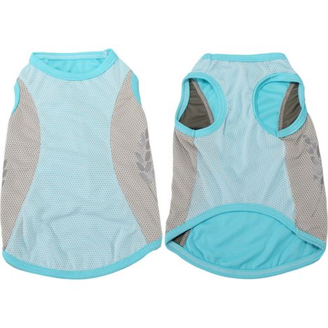 Gilet Refroidissant Pour Chien - Veste De Refroidissement Évaporative En Pva - Pour Promenade Et Entraînement Extérieur - Taille S Et M (1/5)