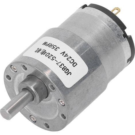 Selbsthemmender Schneckengetriebemotor mit hoher Torsion, Messingspule, Drehzahlreduzierung, Gleichstrom-Getriebemotor, 24 V, 35 U/min (1/5)