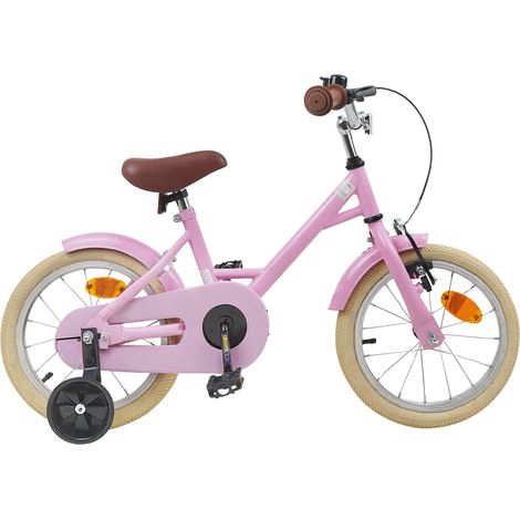 Teenpull – Kinderfahrrad 12 Zoll für 2-4 Jahre alt Hellrosa (1/5)