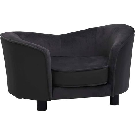 Divano per Cani Nero 69x49x40 cm in Peluche e Similpelle vidaXL (1/5)