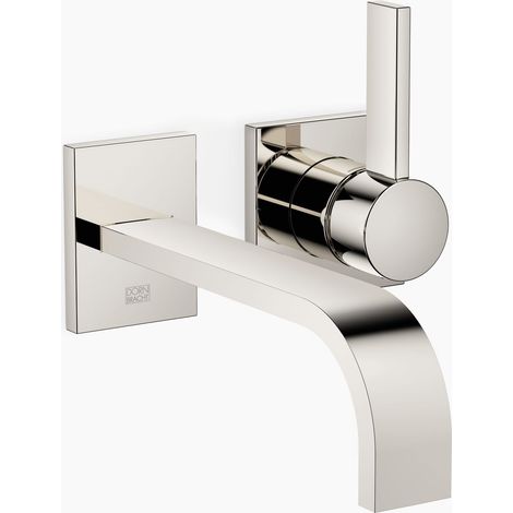 Mitigeur lavabo mural monocommande sans bonde MEM 36861782 Platinum (1/5)