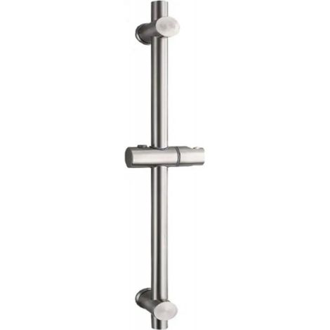 Barre De Douche - Acier Inoxydable 304 - Hauteur Réglable Jusqu'à 660 Mm - Rotation 360° - Pour Salle De Bain Familiale - 1 Pièce