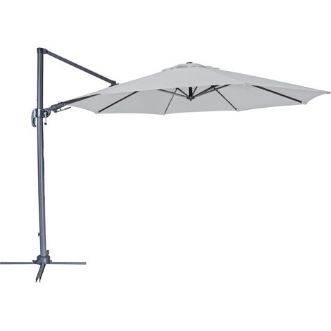 Pendelschirm RAVENNA AX Ø 330 cm, Farbe: hellgrau