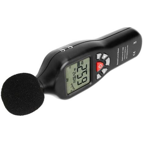 Sunxury – Sonomètre professionnel – Plage de mesure 30 à 130 dB – Alimentation USB – Écran rétroéclairé pour lectures faciles - 30dB-130dB