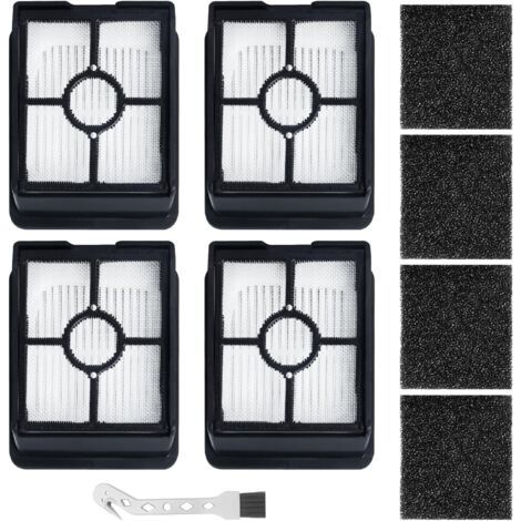 Lot de 4 Filtres HEPA pour Aspirateur Balai et Nettoyeur BISSELL CrossWave HF3 3598N - Accessoires d'Aspirateur-AUTRES (1/5)