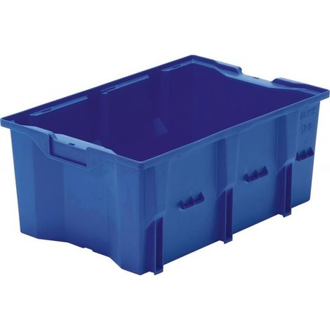 Contenitore impilabile girevole LA-KA-PE PP blu - DLK1C BLU (1/2)