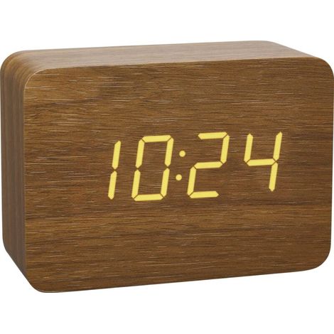 MYSELOXY Funkwecker in braunem Holz. Weckzeit: 1 V757712 - MYSELOXY Funkwecker in braunem Holz. Weckzeit: 1 V757712 (1/5)