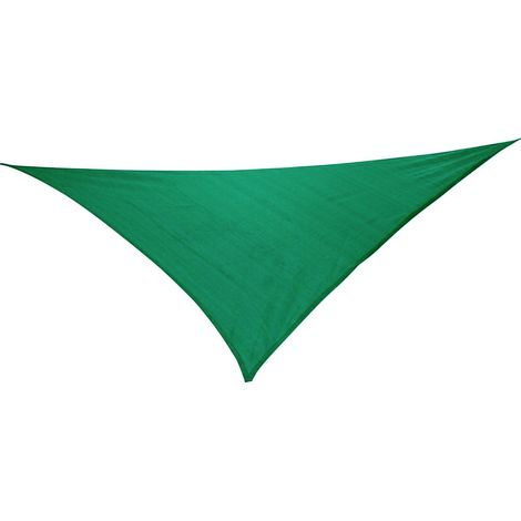 Telo vela triangolo ombreggiante verde gazebo ombrellone copertura mt.5x5x5 - Salone (1/2)