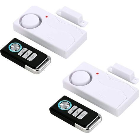 Ferngesteuerte Türalarme mit akustischem Signal – Sicherheitssensor für Tür und Pool – Kindersicherheit – 2er-Pack (1/5)