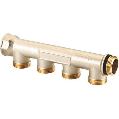 Collecteur de distribution laiton EASYLOCK Nu 4 Sorties 1" 4015-04-26 (1/2)