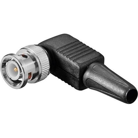Conector BNC macho acodado (1/4)