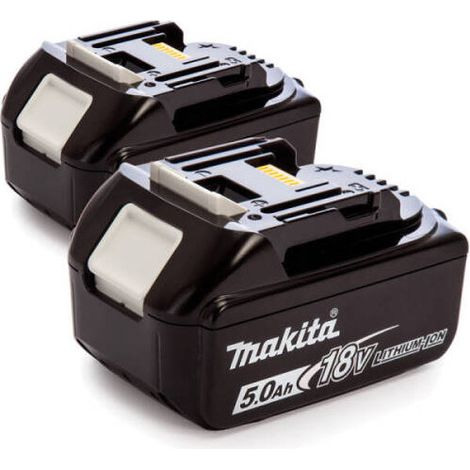 Pack de 2 batteries 18 V MAKSTAR Li-Ion BL1850B 5.0 Ah - - MAKITA - - PACK2BAT5LI (1/2)
