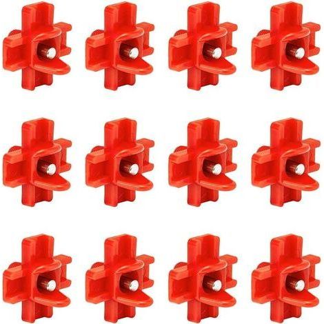 Poultry Water Nipple, Automatic Chicken Nipple Drinker with Horizontal Side Mount, Pack of 12 (1/5)