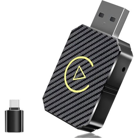 Adaptateur Android Auto Sans Fil & Carplay Sans Fil, 2 En 1 Pour Adaptateur Sans Fil Car Play Voiture Et Android Auto, Compat (1/5)