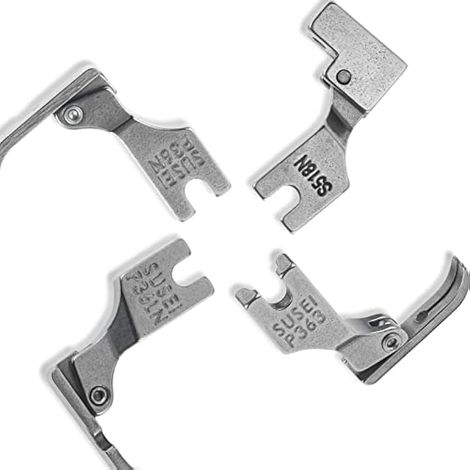 Pied Presseur 4pcs Différents Fermeture Éclair pour Machines à Coudre Juki Brother Singer