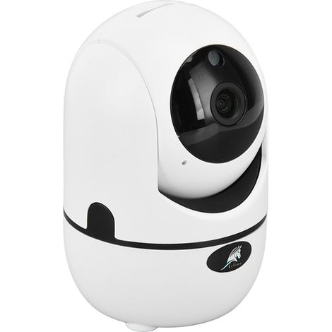 Caméra de sécurité double bande 5G 1080p avec suivi de mouvement à 360°, sans fil WiFi, prise US 100-240 V (1/5)