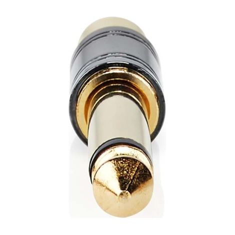 CABW23935BKG Adaptateur mono audio 6.35 mm Mâle RCA Femelle Plaqué or Droit Métal Métal 1 pièces Boîte (1/5)