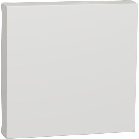 Unica - enjoliveur interrupteur ou bouton-poussoir - 2 mod - Blanc antimic (NU920020) (1/5)
