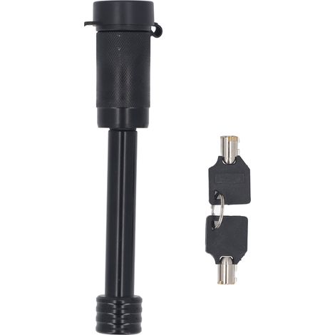 Candado para enganche de remolque con llaves, pasador de 16 mm de diámetro y 89 mm de longitud, TYTCS90, para enganche de remolque de 51 mm o 63,5 mm (camión, coche, barco). (1/5)