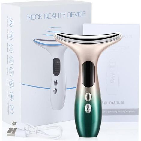 Beaute-bien-etre masseurs électriques 3 en 1 masseur visage 14 x9 x3.8cm - Jucnuz - appareil massage visage double menton masseur