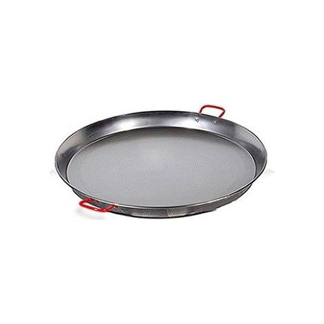 1 Teller für Paella aus poliertem Stahl Ø 34 cm, 6 Stück - Andere