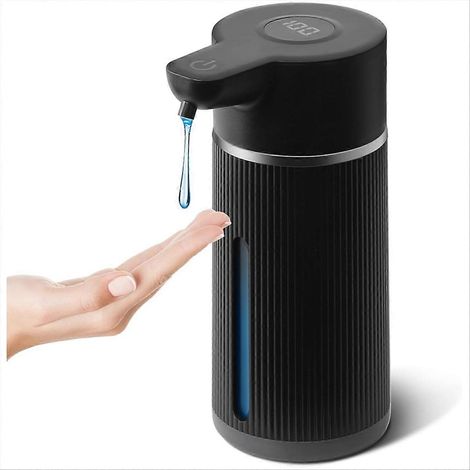 Distributeur de savon automatique électrique mural avec port USB, rechargeable, pour salle de bain et cuisine. (1/5)