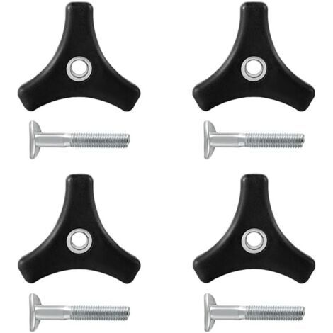 5.4×4.7×4.7cm 4 Pièces Boulons d'Écrou de Boutons de Poignée de Tondeuse à Gazon, Poignée Universelle de Tondeuse à Gazon Boulons (1/4)