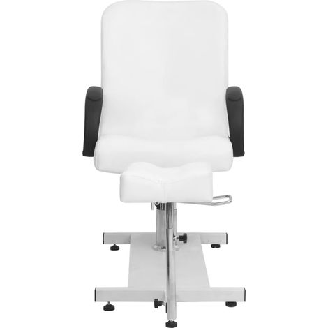 Fauteuil de Salon,Chaise,Fauteuil de massage et repose-pied Blanc 127x60x98cm Similicuir CFW970433 (1/5)