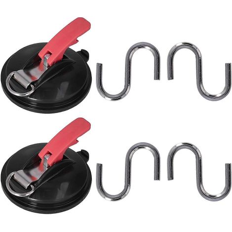 Supports à ventouses pour aspirateurs domestiques avec crochets de sécurité, accessoires de camping et de voiture (1/4)