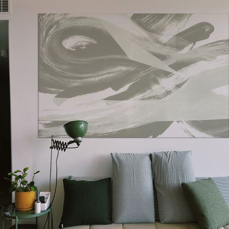 Tableau infini vert en toile imprimée, 120x80 cm (1/5)