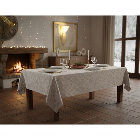 Toile Cirée Déco Access Deco Théophile Beige Rl De 140cmx20m - Access Deco