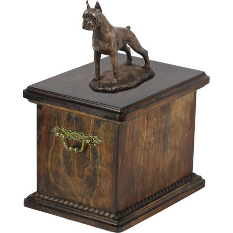 Boxer, Boxer I - urna per ceneri di cane, urna con statuetta, urna elegante in stile classico di Art-Dog (1/5)