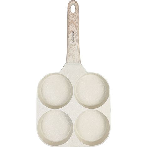 Teglia in marmo 4 in 1 per pancake e uova, 18 cm, BEIGE, KLAUSBERG KB-7823 (1/5)