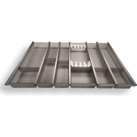 Cuisio Besteckeinsatz Besteckkasten 800 mm Transluzent-graphitgrau (1/5)
