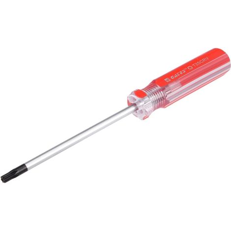 Carte d'approvisionnement Tournevis Torx, de sécurité magnétique T25 avec tige CR-V 10 cm et manche
