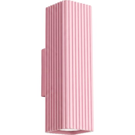 Lámpara de pared RAYO 20 rosa aluminio 2xGU10 6cm Sollux (1/5)