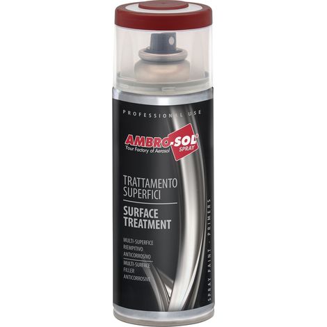 Pintura en Spray AMBRO-SOL Esmalte Antióxido 400 ml Rojo