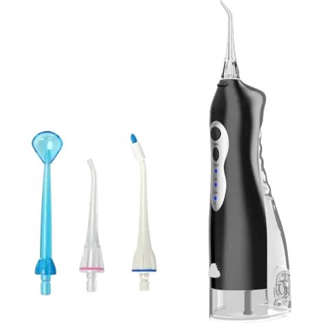 Irrigateur Oral, Portable, Étanche, Noir V8P (1/2)