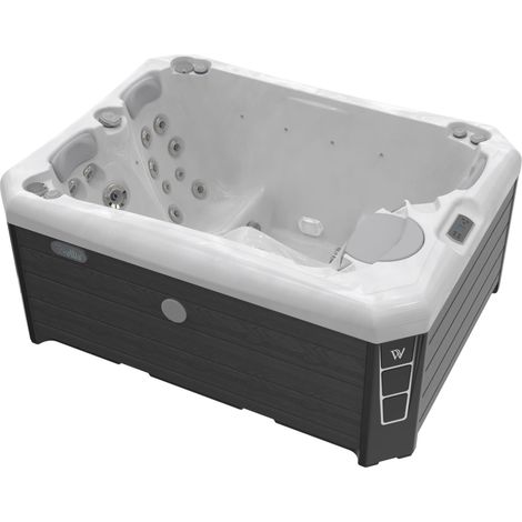 Wellis Manhattan Life Whirlpool Außenwhirlpool 201x153x85cm für 3 Personen inkl. Thermocover (1/5)