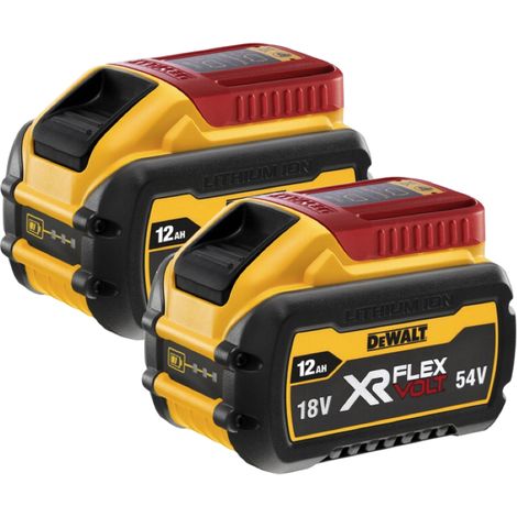 DeWalt DCB548 12.0Ah Li-ion FLEXVOLT Battery twin pack