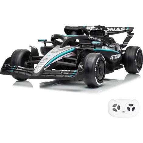 Mercedes-AMG F1 Elektro-Kinderfahrzeug W16 E PERFORMANCE 12V - 1 bis 5 Jahre – Akku-Kinderauto mit Fernbedienung, MP3-Player & Sicherheitsgurt – Offiziell lizenziert – Schwarz (1/5)