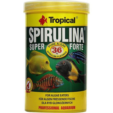Super spiruline tropicale forte 36 % 1000 ml/200 g (1/5)