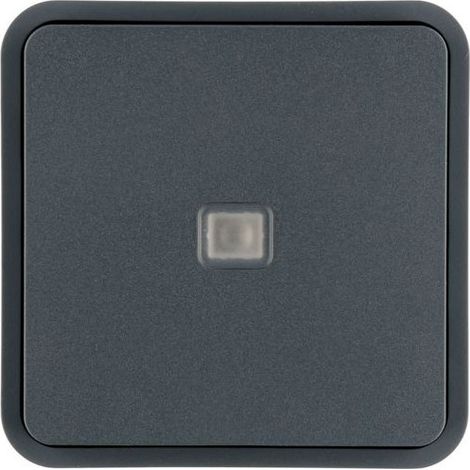 Cubyko 1 touche KNX à voyant coloris gris (WNT912)
