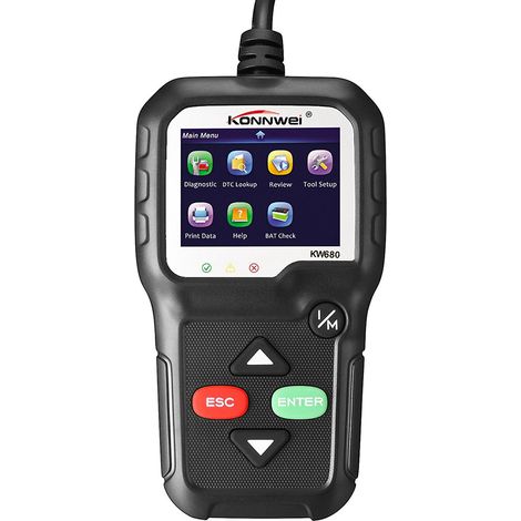 KONNWEI OBDII CAN Kfz-Diagnosegerät Motorcode-Lesegerät KW680 OBD II Scanner