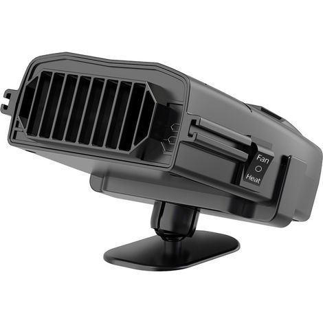 Calefactor portátil para coche, calefactor rápido con enchufe para encendedor de cigarrillos, desempañador y descongelante. (1/4)