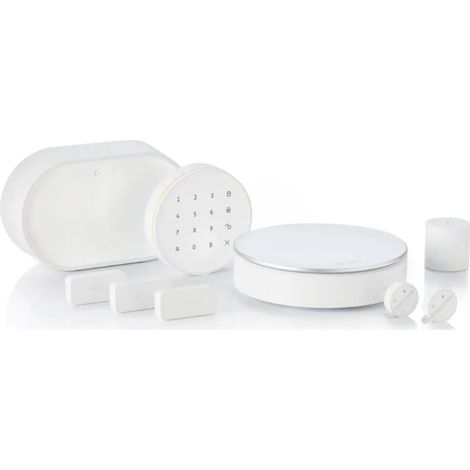 Somfy – 1875259 – Alarme maison Advanced – Alimentation secteur – Détection intrusion – Portée 100m – 3 zones de sécurité