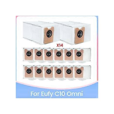 Sacs à poussière pour aspirateur robot Eufy C10 Omni - Accessoires - Sac à poussière non tissé de rechange (1/5)