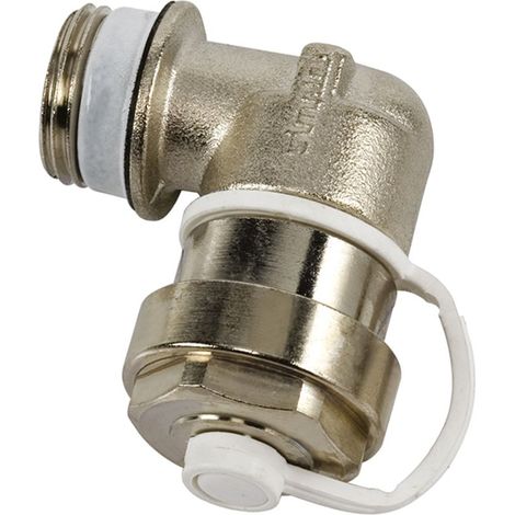 Flamco Tappo di riempimento e scarico EXCL. angolare G1/2a x G3/4 attacco tubo flessibile, MS vern., F10629