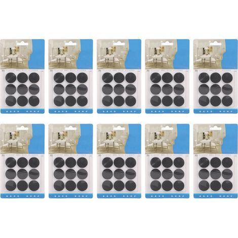 90 Pastilles adhésives pour pieds de meubles - Antidérapantes, réduction du bruit, protection des sols - Forte adhérence (1/5)